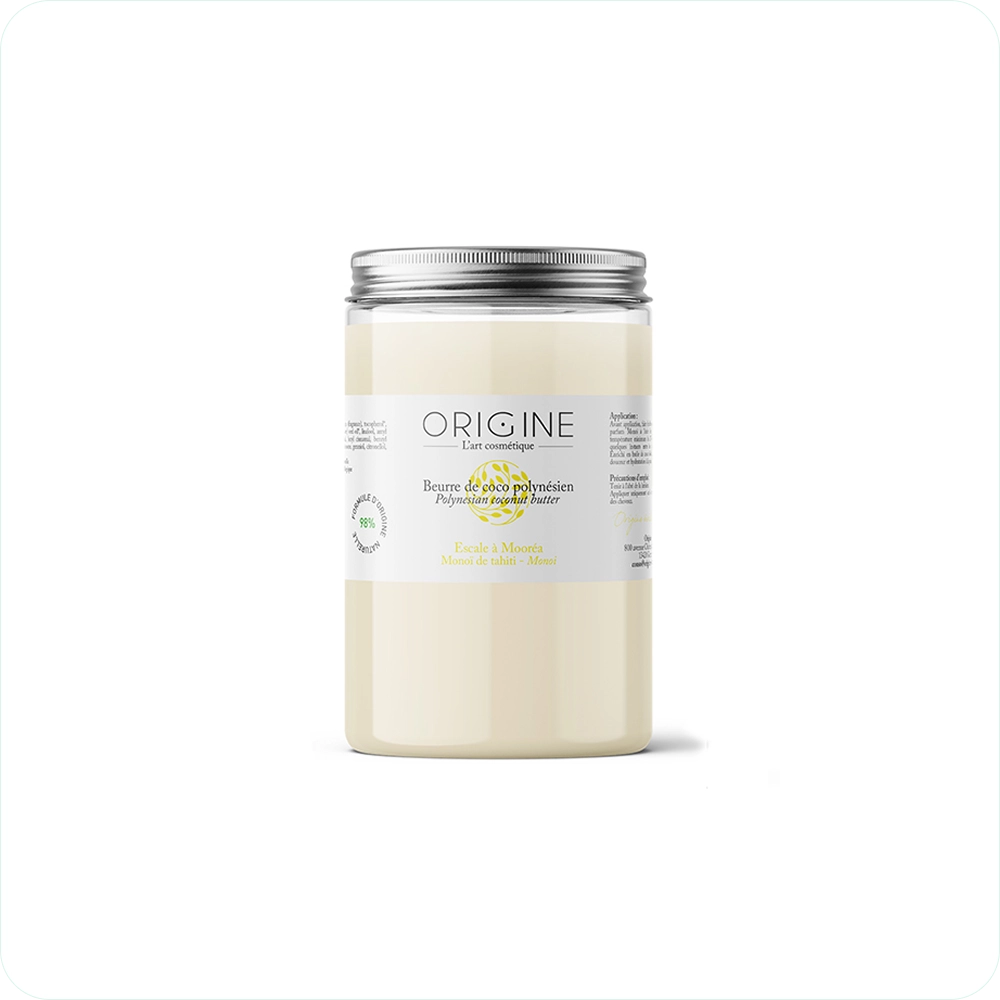 Beurre de coco polynésien. 150ml