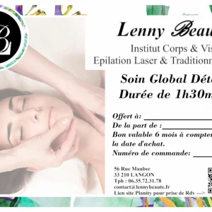 Bon cadeau Soin Global Détox