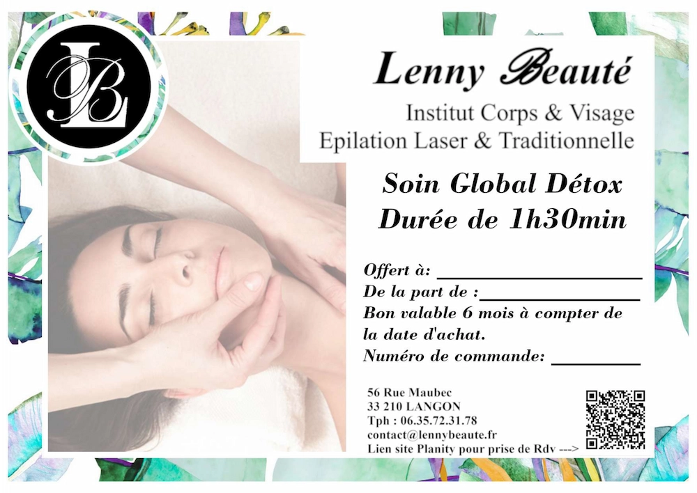 Bon cadeau Soin Global Détox