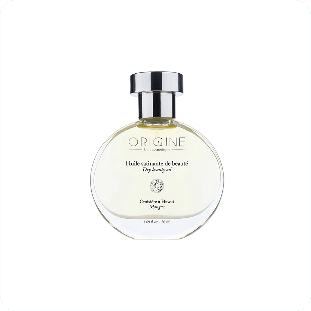 Huile satinante de beauté aux extraits de mangue. 50ml